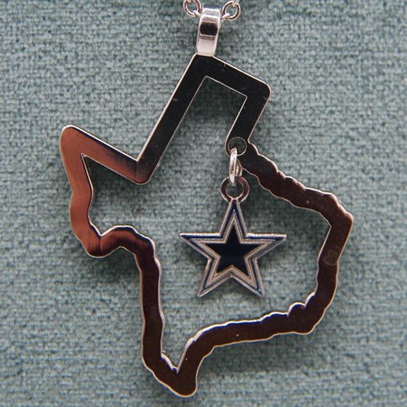 DALLAS COWBOY FANS - Necklace and Earring Combo - Picture 2 of 7